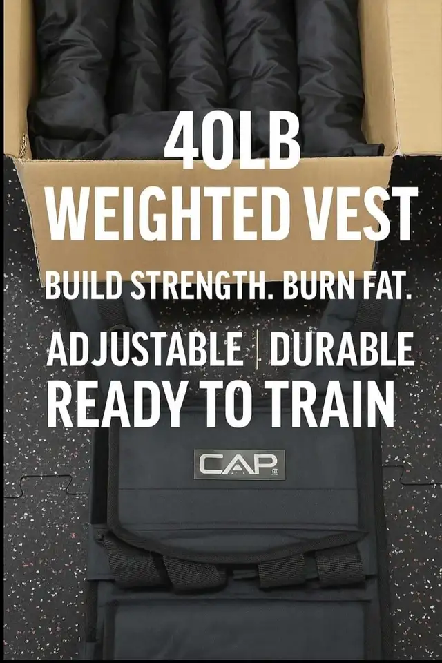 40lb Weighted Vest - new! Other sizes available 20lb-80lb in Exercise Equipment in Oshawa / Durham Region - Image 2