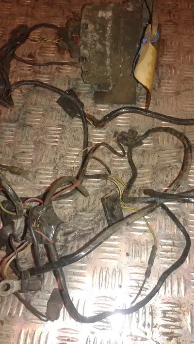 1966 ford galaxy complete engine wiring harness with alt.
