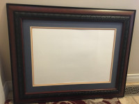 large picture frame and matte
