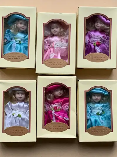 6 Miniature Dolls : NEW : Never Used : As Shown, View more