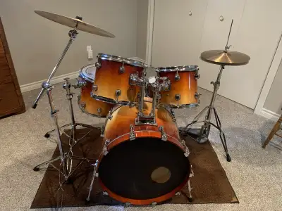 Mapex 5 piece drum set, View more