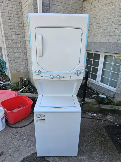 LIKE NEW 24 inch w washer electric dryer set , View more