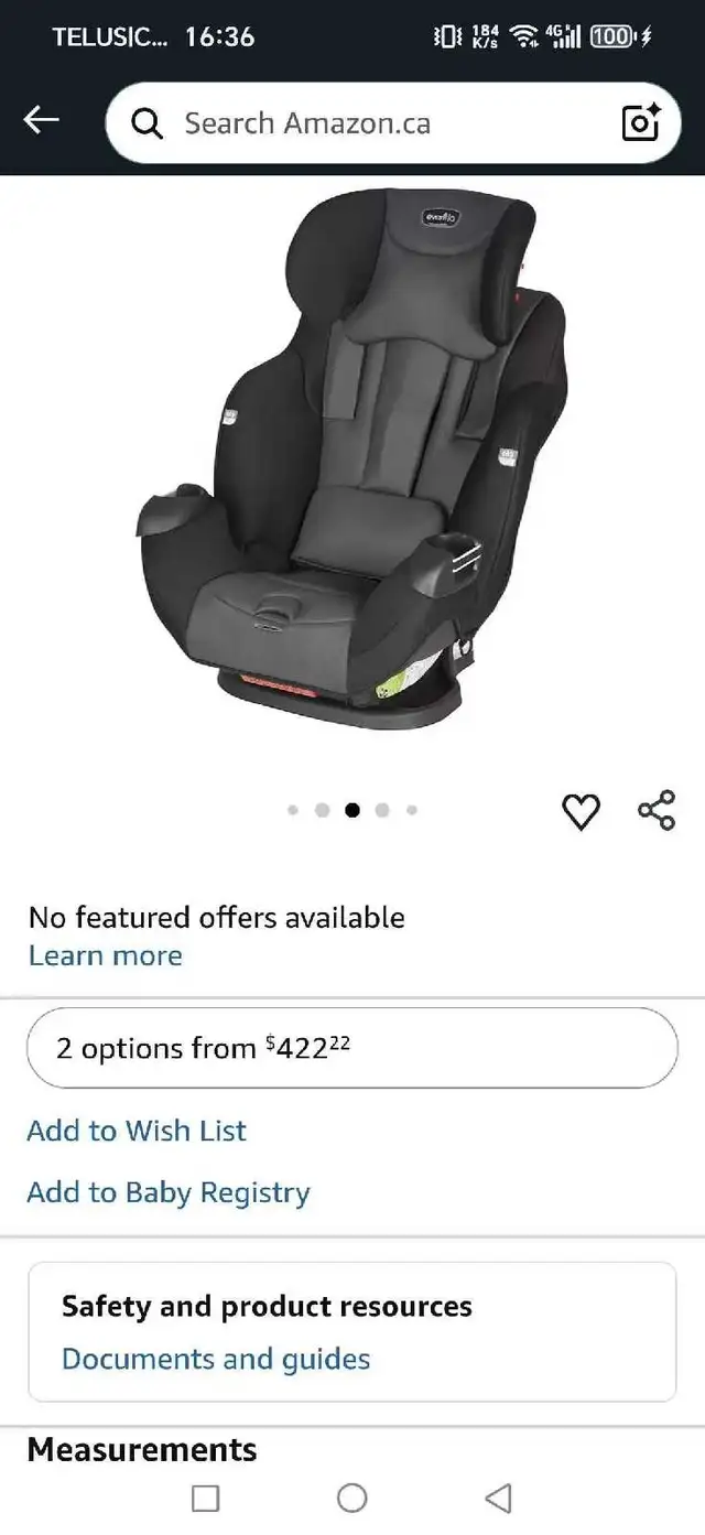 Evenflo car seat in Strollers, Carriers & Car Seats in Sudbury - Image 4