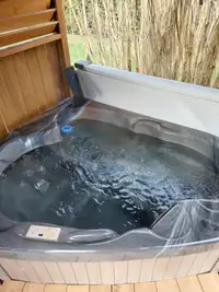 2 person hot tub used.