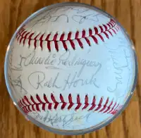 1978 Detroit Tigers Team Signed Ball with 26 Autographs