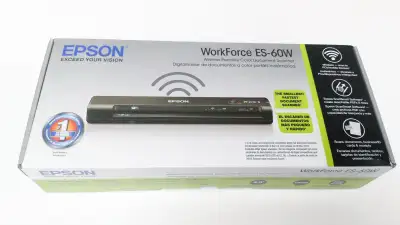 Epson WorkForce ES-60W Wireless Portable Document Scanner – New, View more