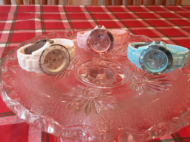 Joan Rivers Classics Calendar Watches with 3/4" Silicone Band in Jewellery & Watches in Thunder Bay