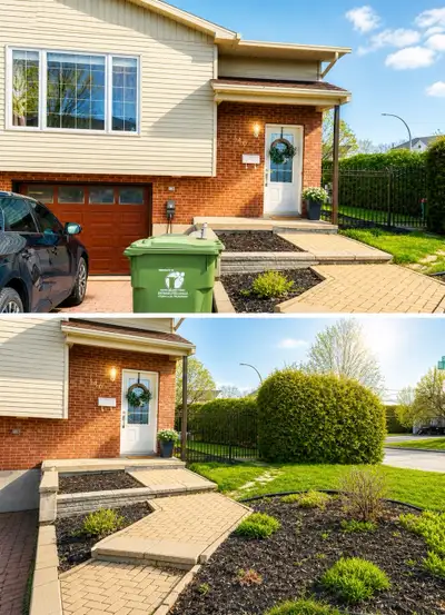 Grandes maison en rangée de coin, située dans le secteur Douville à Saint-Hyacinthe. Lumineuse et bi...