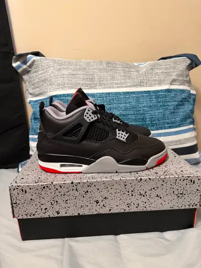 Jordan 4 Bred Reimagined NEW Size 9.5, View more