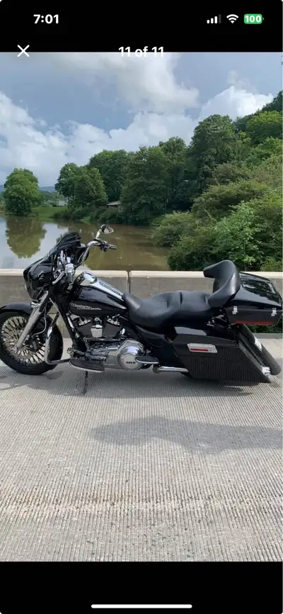 2012 HarleyDavidson Street Glide in great condition and well maintained. 6” Stretched bags and fende...