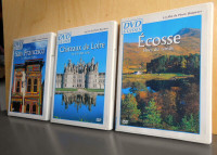 3 DVDs Guides Brouwers - San-Francisco, Châteaux Loire, Écosse