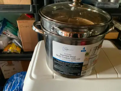 8 Quart stainless steel multi cooker, View more