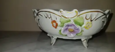 Vintage German Democratic Republic PMP Serving Bowl Dish 3"Tx6"D, View more