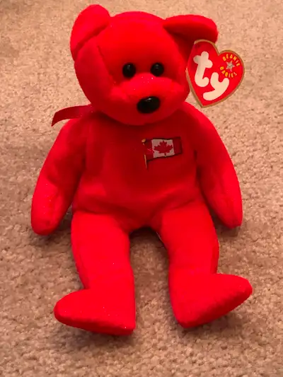 Ty Canadian Exclusive PIERRE Beanie Baby Bear, View more