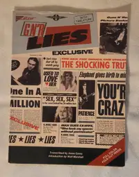1986 Gun N Roses Lies Guitar Tablature from Guitar Magazine