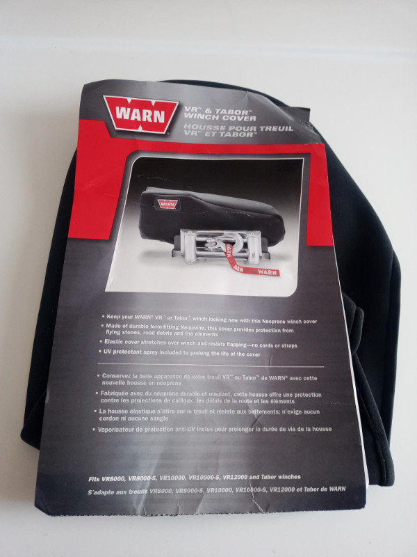 Warn neoprene winch cover in Other in Peterborough