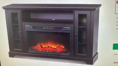 For sale used Fireplace, Has few scratches. Overall in very good condition. Can be dropped off only...