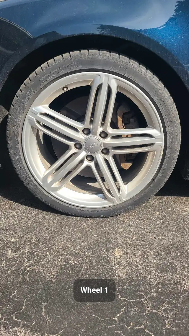 Audi S4 Wheels OEM 19"Peelers Michelin AS3+  in Tires & Rims in Hamilton - Image 4