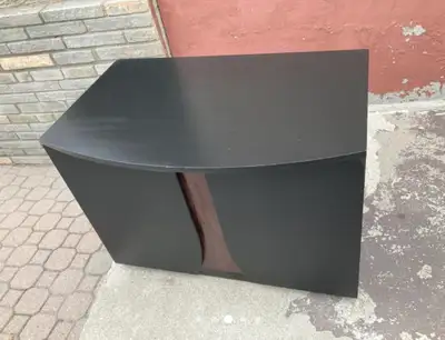 Black Curved TV Stand, View more