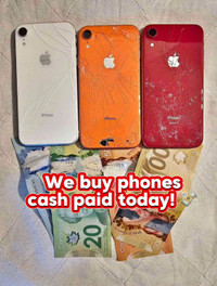 WE BUY BROKEN & USED IPHONES AND SAMSUNGS FOR CASH DM NOW! 