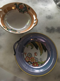 Two handpainted plate japan Noritake 