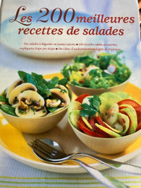 Livre recettes Les 200 meilleures recettes de salades