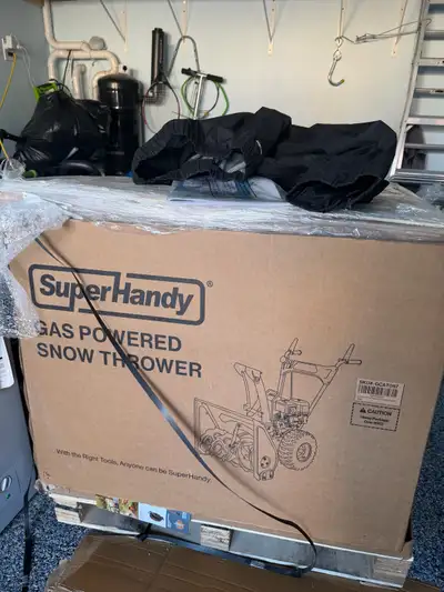 Brand New SuperHandy 21” Gas Snow Blower – Open Box, View more