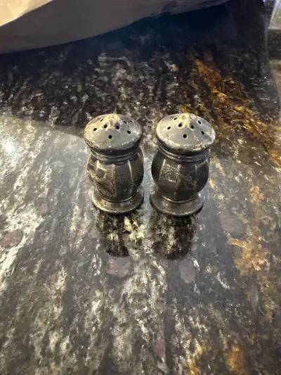 Sterling Silver Salt and Pepper Shakers, View more