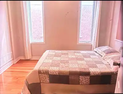 One beautiful room for rent all inclusive up floor and down floor if interested contact me FEMALE ON...