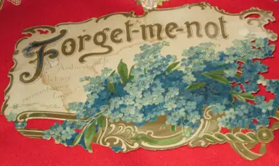 Valentine - vintage - 11" x 7 1/12" English - Davidson Brothers - Printed in Germany Located 5 minut...