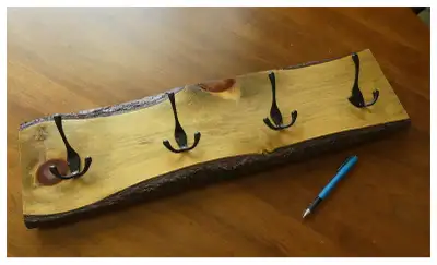 Rustic coat/towel/hat rack, View more