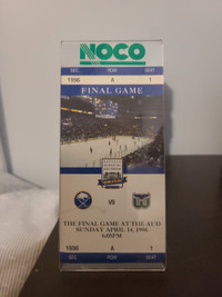 Game tickets- Last game at the Aud