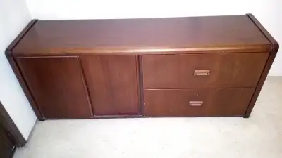Solid Oak Credenza, View more
