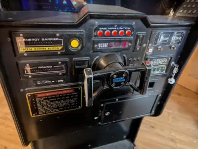 Vintage very rare Sega Space tactics sit in arcade machine. 1980 colour screen,unit works perfectly....