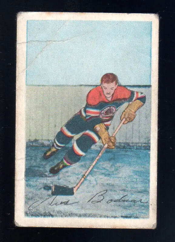 CARTE DE HOCKEY 1952-53 Parkhurst #37 Gus Bodnar in Arts & Collectibles in Thetford Mines - Image 2