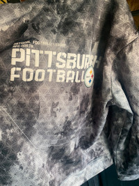 Steelers sweatshirt and polo 