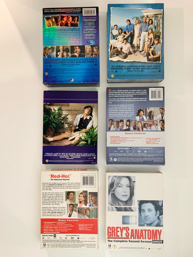 The OC , Two and a half Men , GREYS Anatomy DVD series like NEW! in CDs, DVDs & Blu-ray in Oakville / Halton Region - Image 2