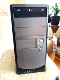 LG GH22NS40 Sata DVD RW & ATX Mid Tower PC Case with 350W 
