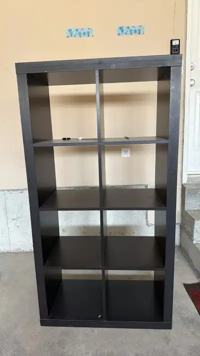 Black-Brown 8 Cube Storage Shelf / Bookcase, View more