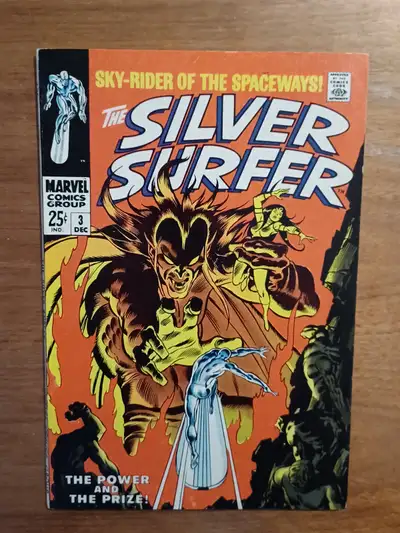 Silver Surfer #3 (1968) Comic - VF + !st appearance of Mephisto, View more