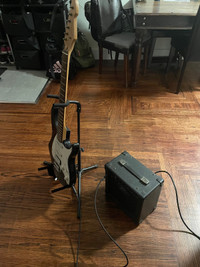 Peavey Electric guitar/amp and stand