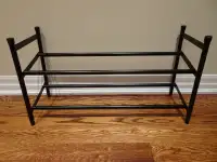 Shoe Rack, easily adjustable from 24 to 36 inches