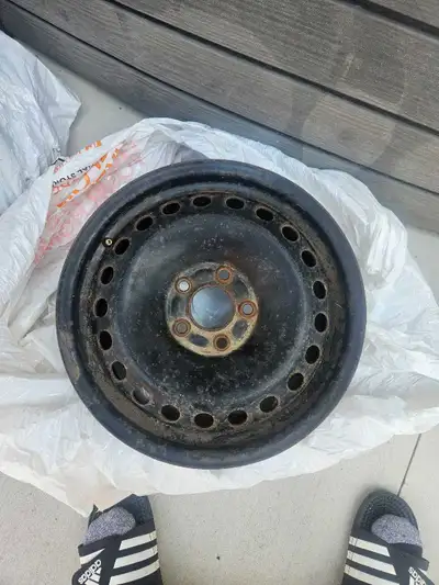 16" Steel Rims & Set of All Season Cooper Tires 205/60/R16. $150 O.B.O. Came off a 2015 Mazda 3 but...
