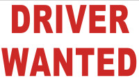 Driver Wanted!