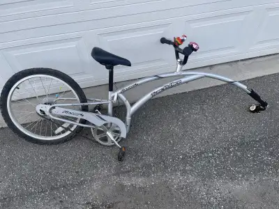 Folder Trail-a-bike - kids bicycle attachment (silver), View more