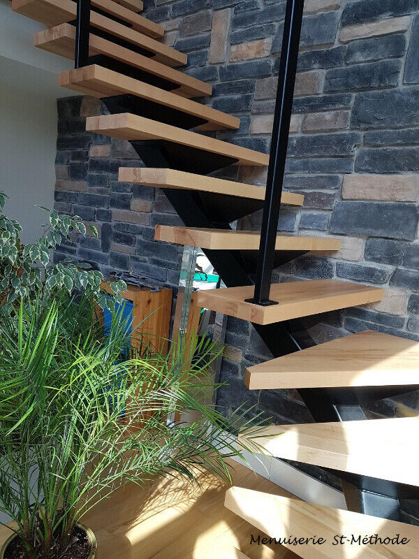 marches d'escalier en bois à vendre, marche noyer, érable etc... dans Autre  à Laval/Rive Nord