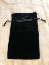 Black Velvet Shoe Bag in perfect condition 