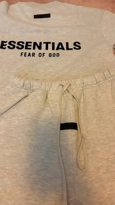 ESSENTIALS LIGHT OATMEAL SHORTS, View more
