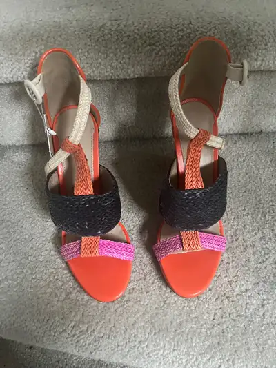 NWT Women’s Zara colourful sandals -  6 1/2 - $35, View more