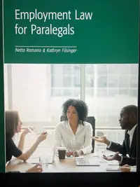 Employment Law for Paralegals 